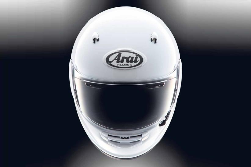 A front view of the Arai Quantic