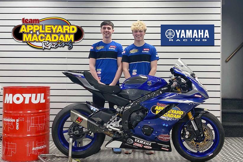 Bradley Perie (left) and Rhys Irwin (right) have joined Appleyard Macadam Yamaha