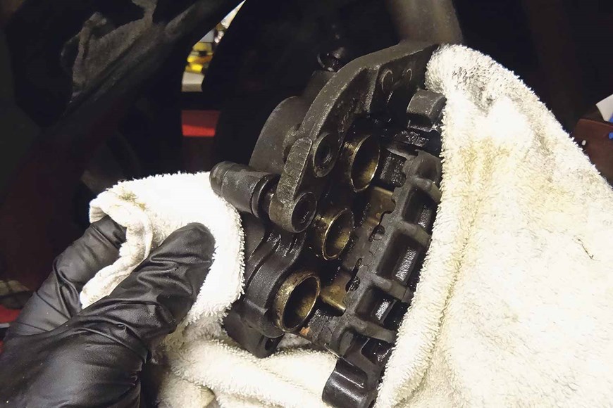 Get your stoppers gleaming how to clean your motorbike's brakes