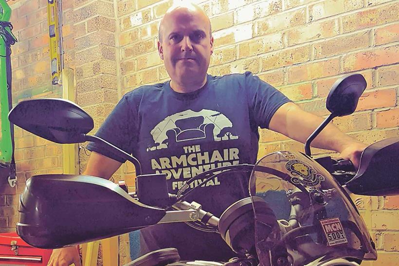 Phil Boyes loves his Ducati Scrambler