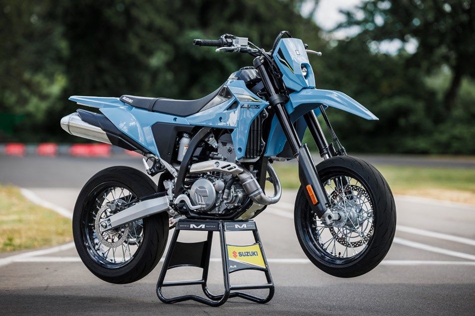 Supermoto Front Mudguard Blue Acerbis (8033.040.098) main image 0