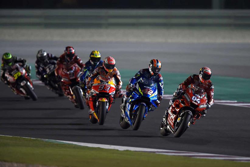 Andrea Dovizioso leads the 2019 Qatar Grand Prix