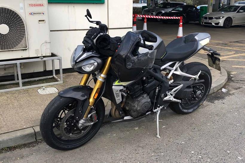 Triumph Speed Triple 1200 RS UK spyshot