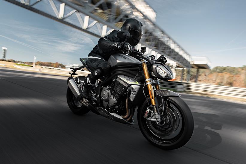 2021 Triumph Speed Triple 1200 RS on track