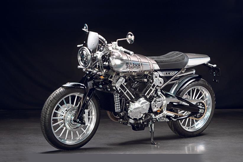 Brough Superior SS100 Bert Le Vack left side