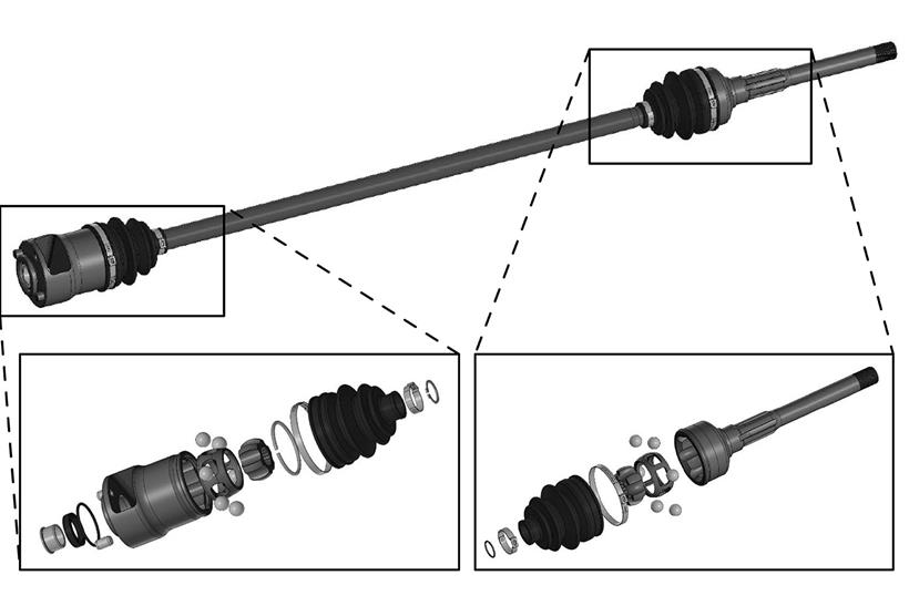 Ural's new upgraded CV joints can be retrofitted to older models