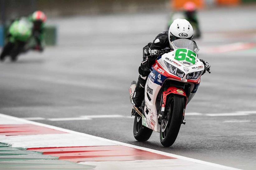 Sharni Pinfold on her WorldSSP300 debut at Magny-Cours last year