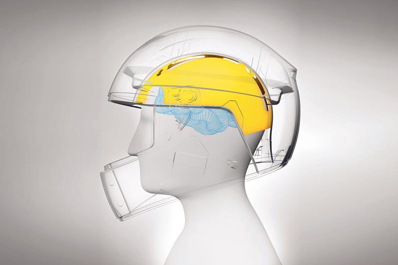 Slip plane helmet design