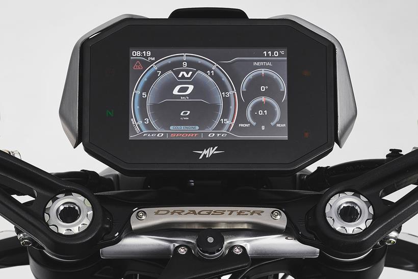 2021 MV Agusta Dragster 800 RR dash