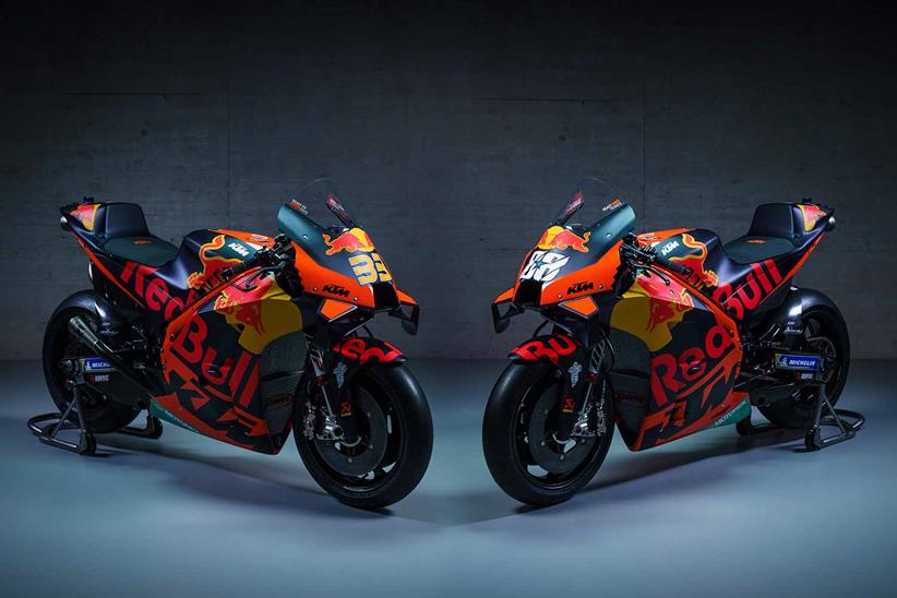 The 2021 KTM MotoGP livery