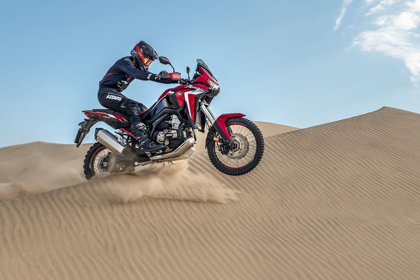 2020 Honda Africa Twin sand dune