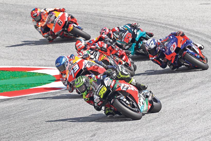 MotoGP track action