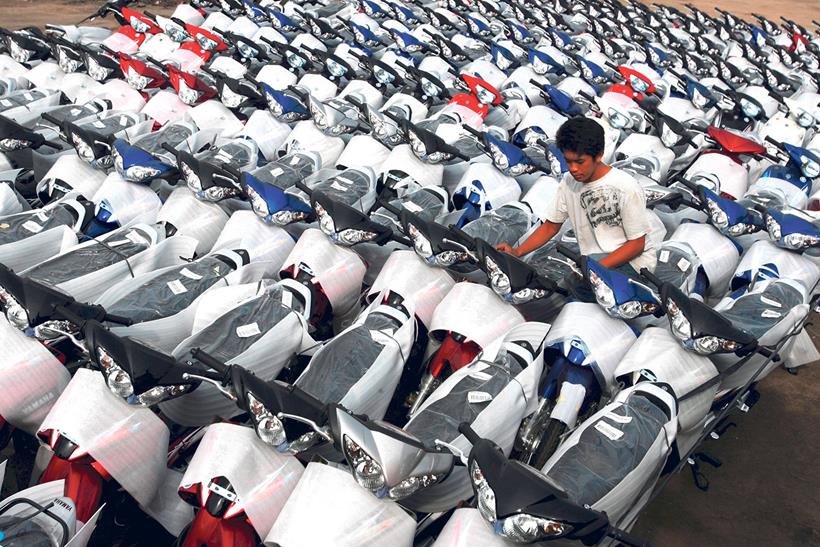 New scooters awaiting delivery