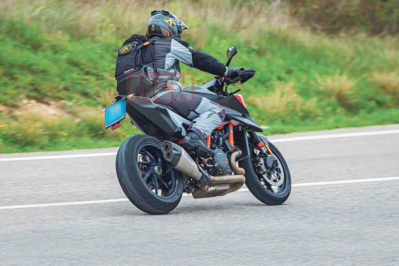 KTM 1290 Super Duke RR spyshot rear