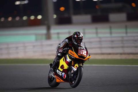 Moto2 Qatar Test: Sam Lowes beats Marco Bezzecchi to top spot on day three