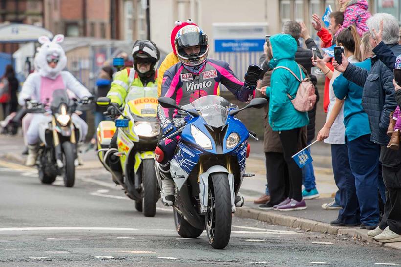 Toseland leads a previous charity egg run