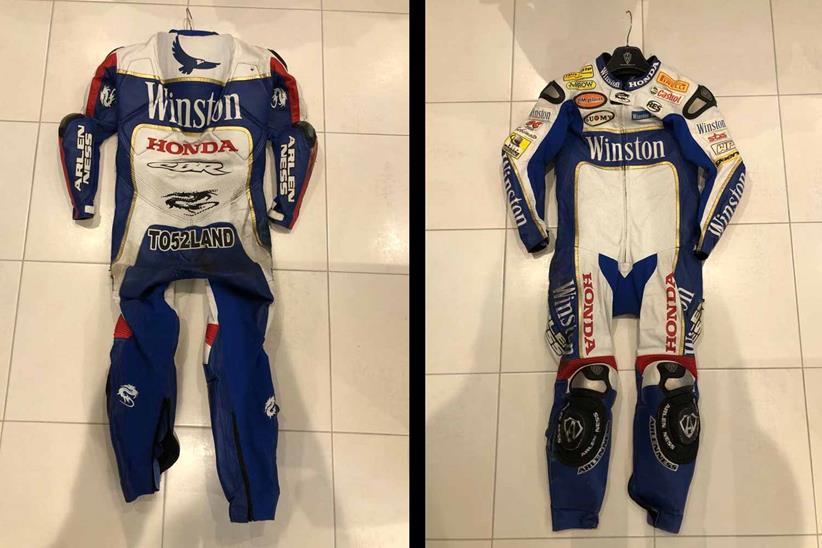 You could win this signed set of leathers