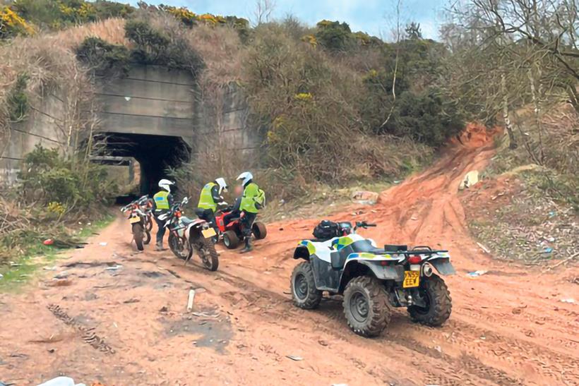 Illegal off roaders stopped by police