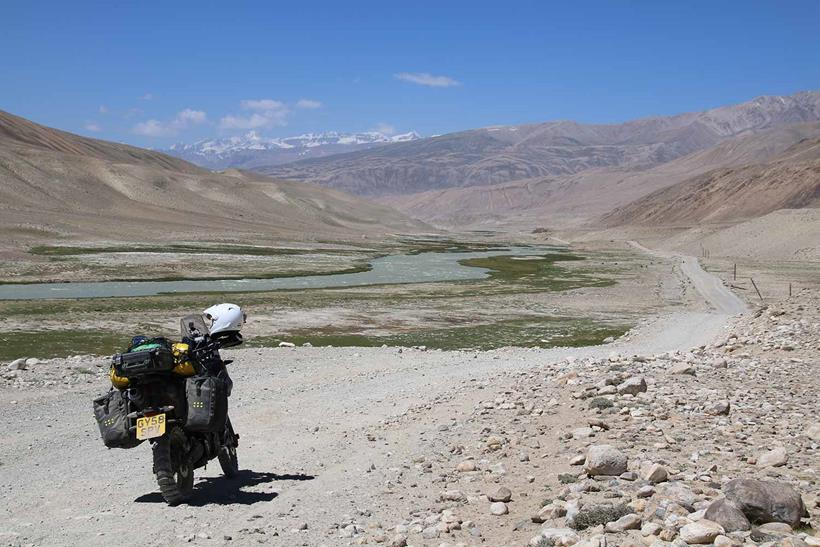 Mark took on off-roading for the first time on the trip