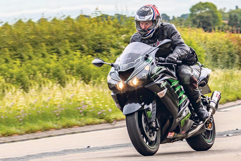 Derek Baker is looking forward to getting out on his Kawasaki ZZR1400. Credit: BikerPics