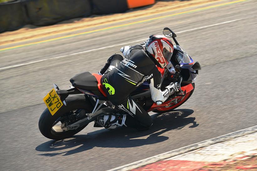 Riding the Aprilia RS 660 at Brands Hatch