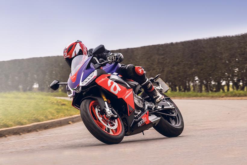 Cornering on the Aprilia RS660