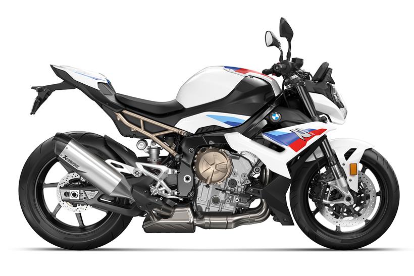 A side view of the BMW S1000R