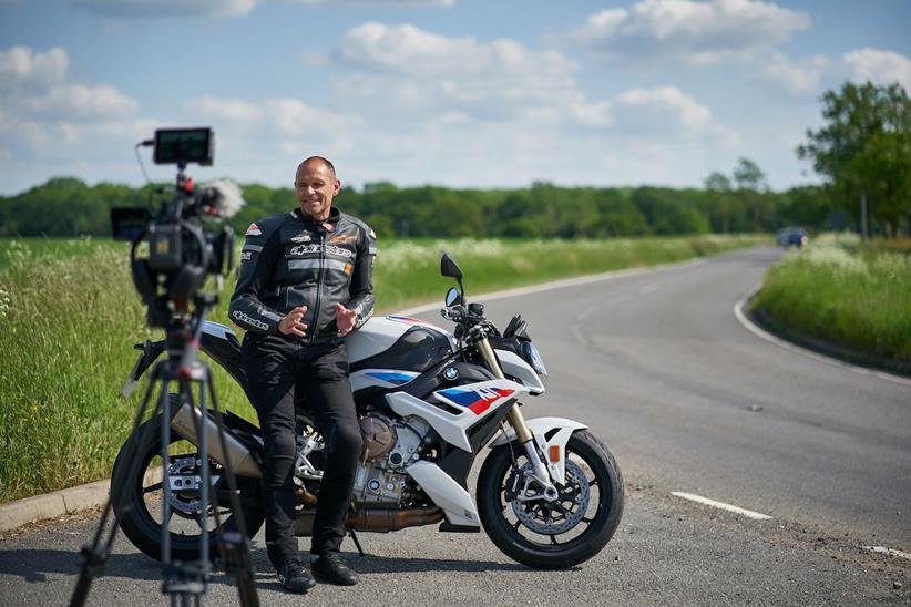 BMW S1000R used for Highways England videos 