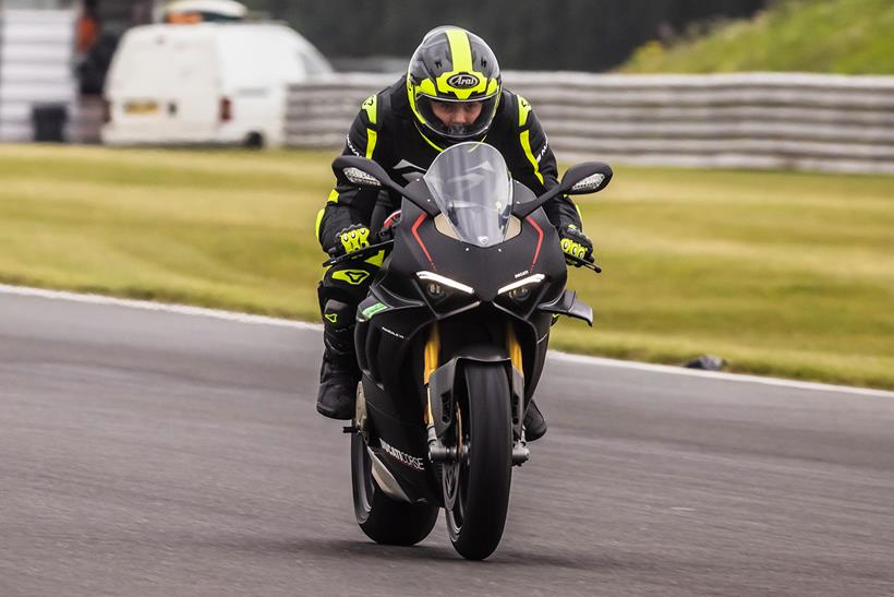 Ducati Panigale V4SP on track