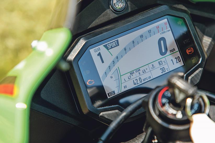 Kawasaki ZX-10R is full of electronic gubbins