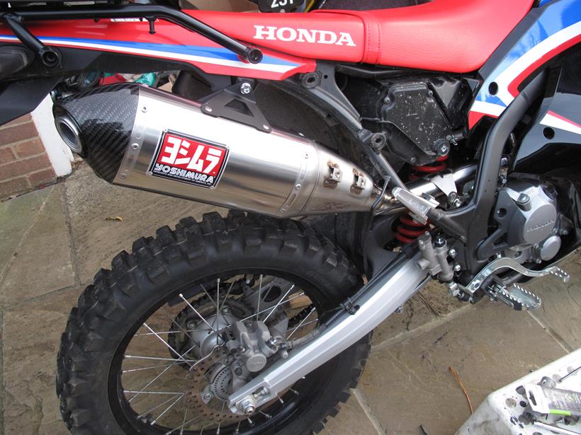 Honda CRF300 Rally Yoshimura exhaust