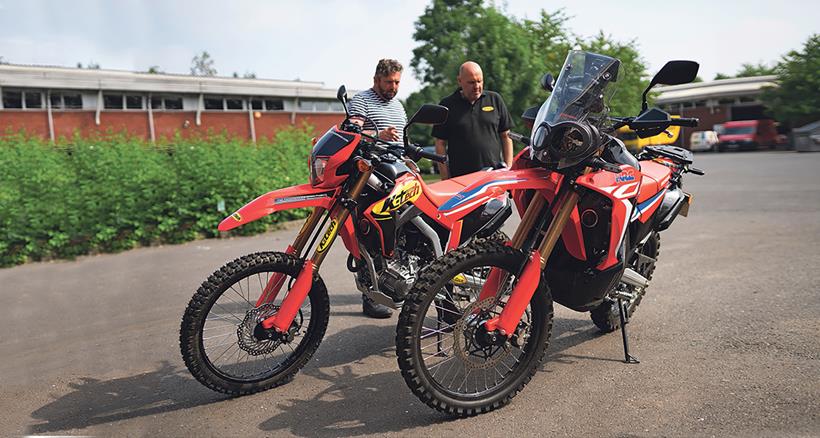 K-tech upgrades for the Honda CRF300 Rally