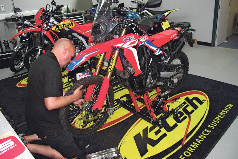 Honda CRF gets some K-Tech loving