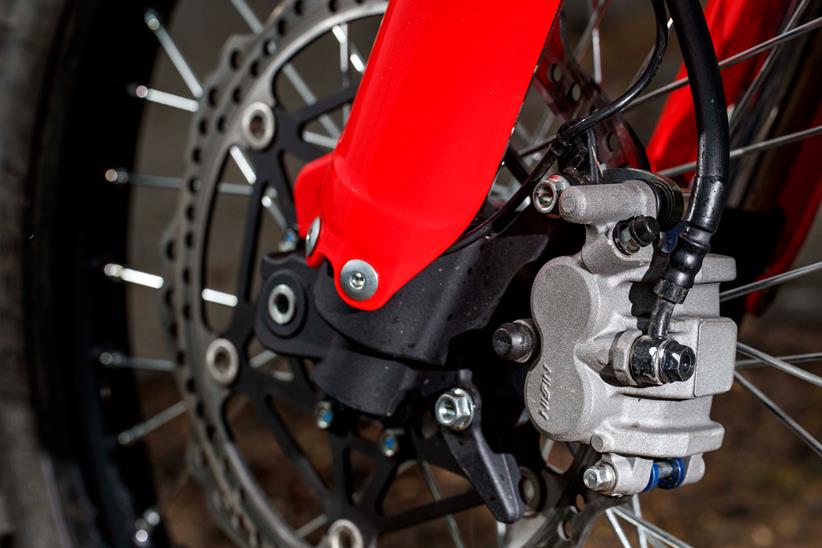 Stopping power of the Honda CRF300