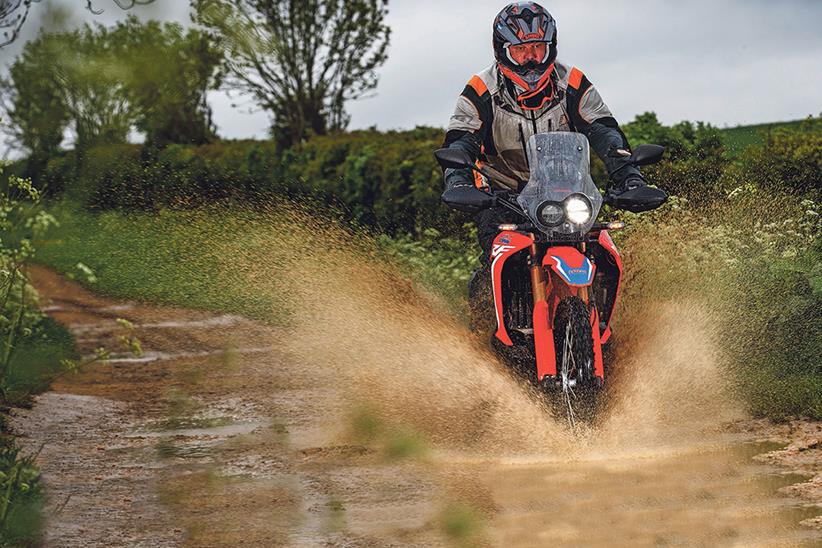 Honda CRF300 Rally off roading