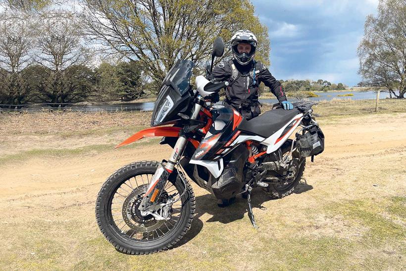 Preparing for adventure on the KTM 890R