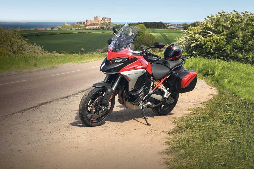 Castle watching on the Multistrada