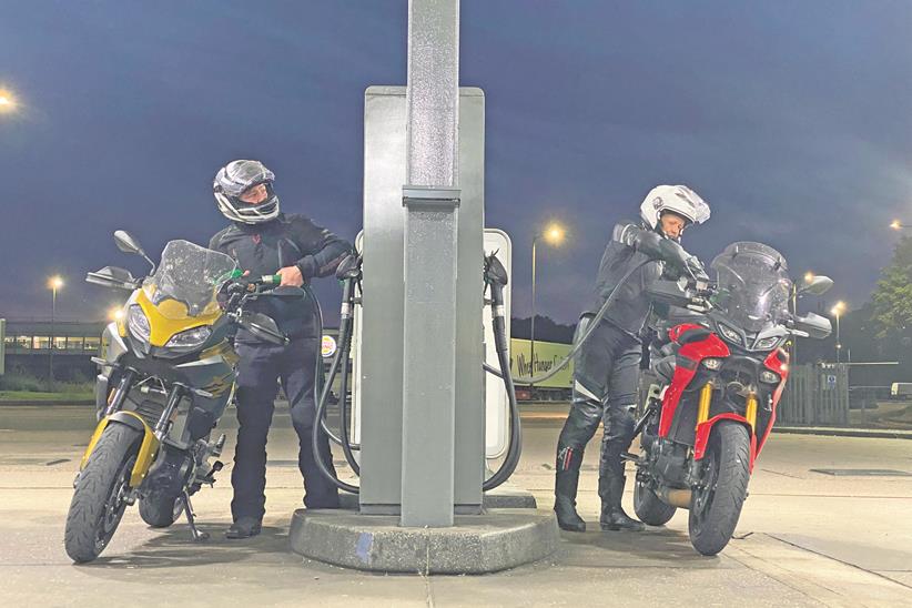 Fuelling up the Yamaha Tracer 9GT