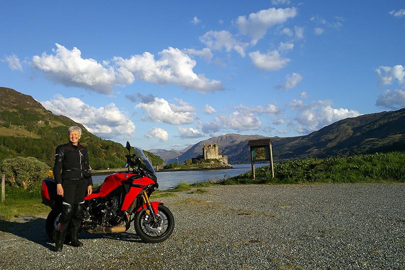 Visiting the stunning Eilean Donan Castle on the Yamaha Tracer 9GT