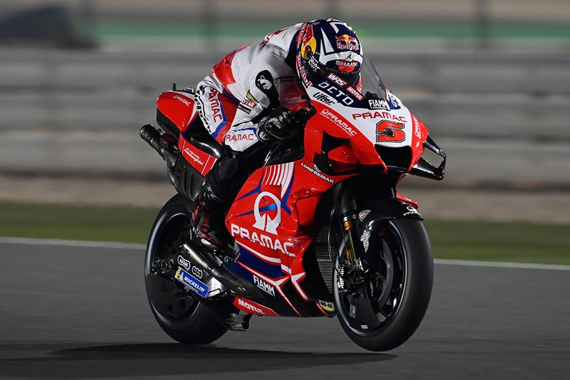 Johann Zarco on track in Qatar