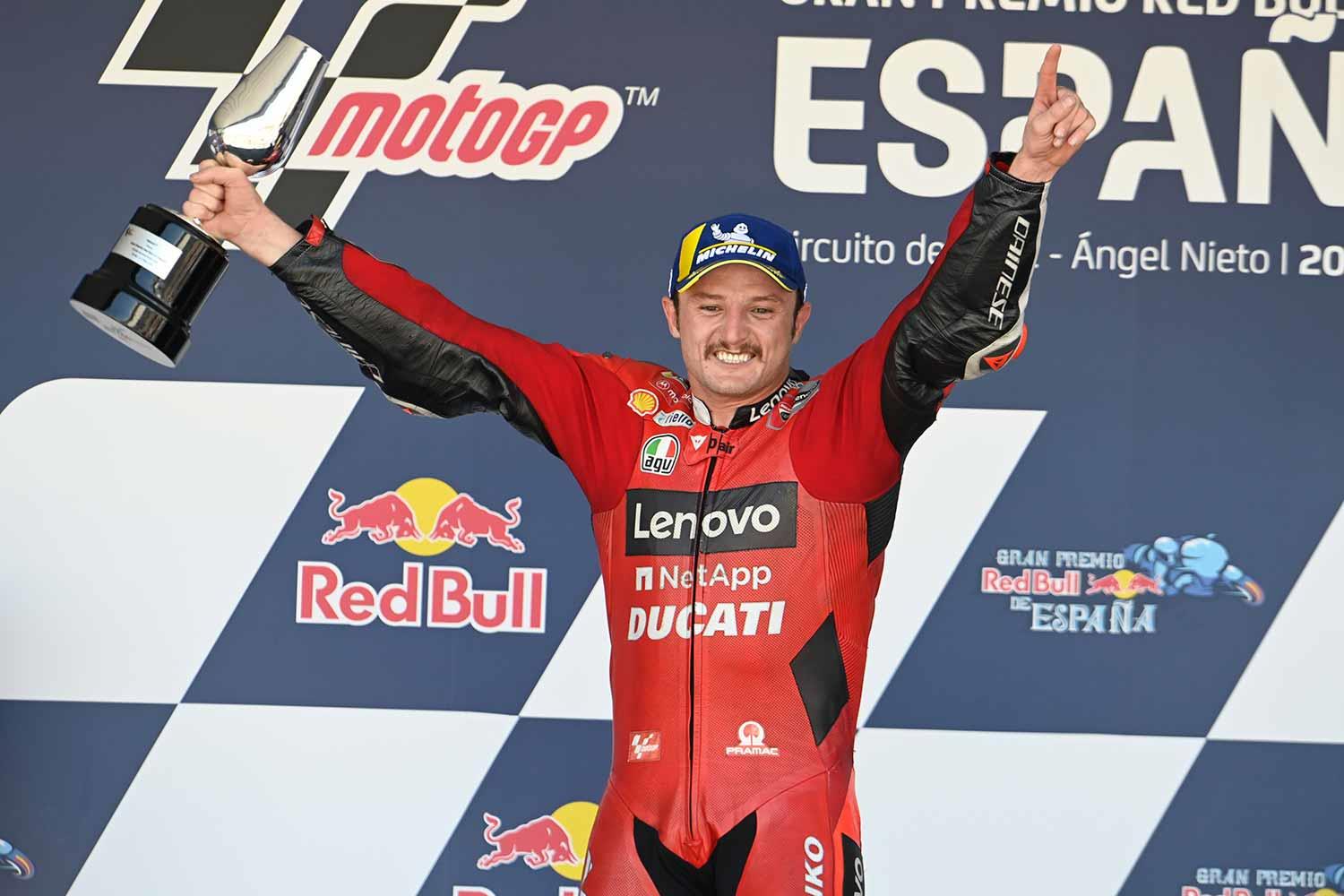MotoGP Jerez: Jack Miller secures an emotional maiden Ducati victory | MCN
