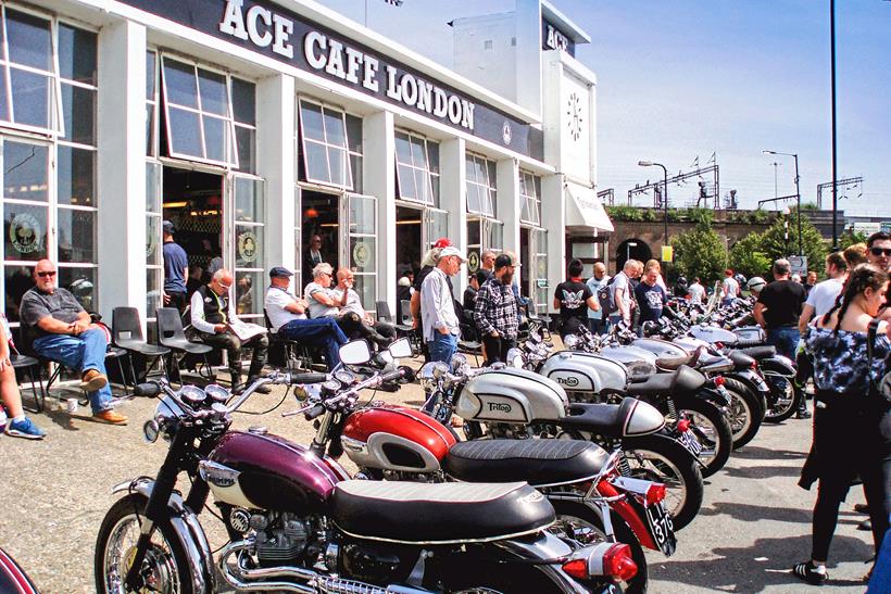 Ace Café London bike meet