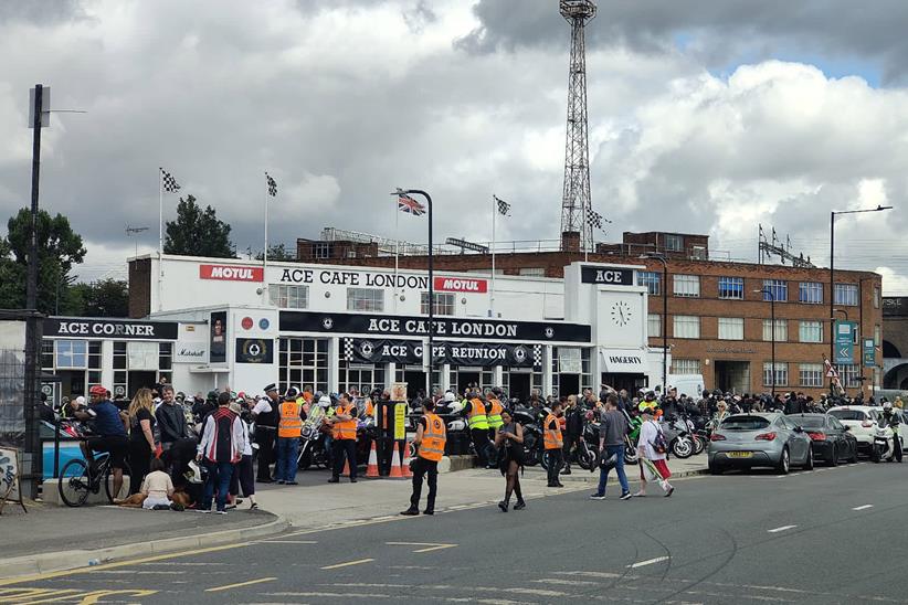 Ace Café ULEZ protest ride