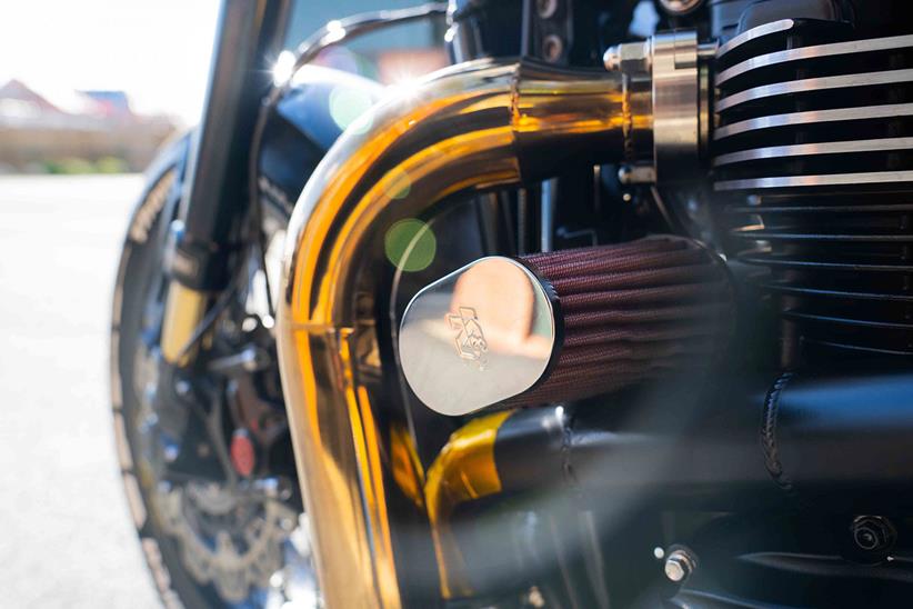 Plenty of attention to detail on the supercharged Bobber