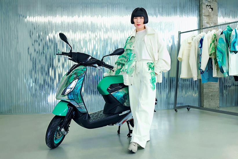 Piaggio have teamed up with clothing designer Feng Chen Wang 