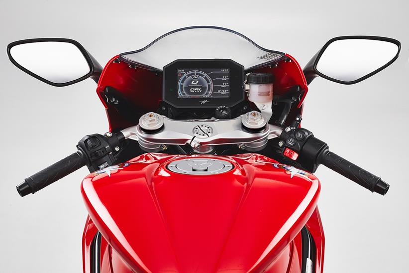 MV Agusta F3 Rosso dash