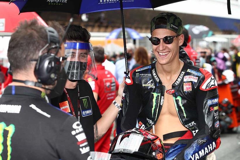 Fabio Quartararo has received another penalty for his unzipped leathers