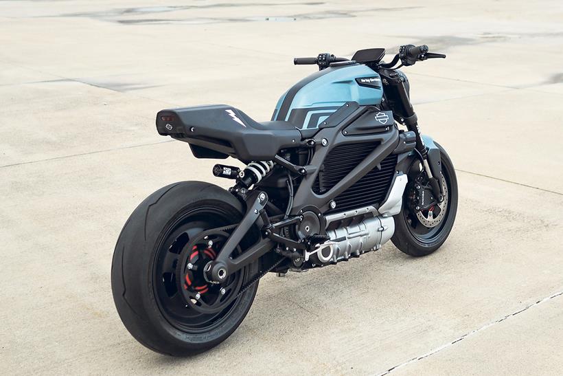 JvBMoto custom Harley-Davidson LiveWire rear