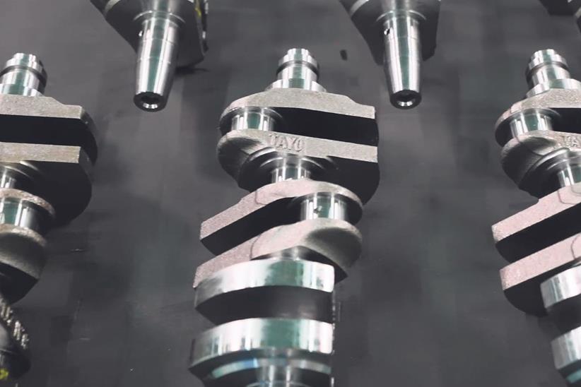 Zontes triple crankshaft