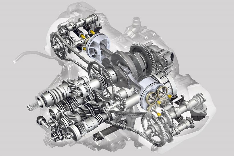 BMW boxer engine cutaway